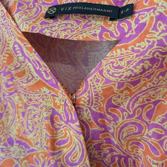 NEW ViX Paula Hermanny Gisa Midi Dress In Magritte - Picture 5 of 8